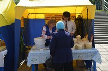 Мёд в пластиковых баночках