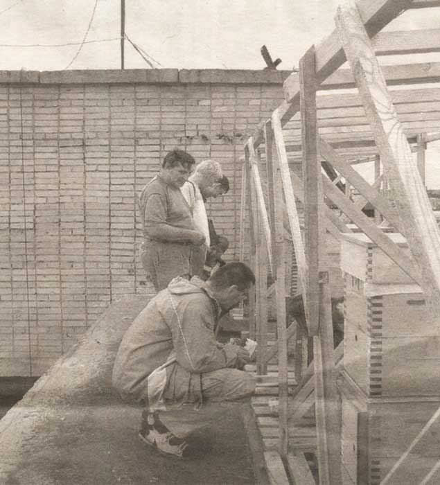 Медоносные пчелы в ульях на крыше университета