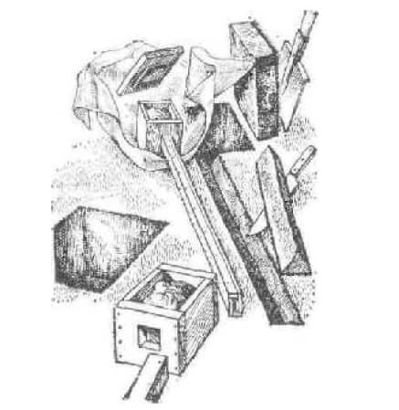 Строение и примерный способ установки подземного шмелевника