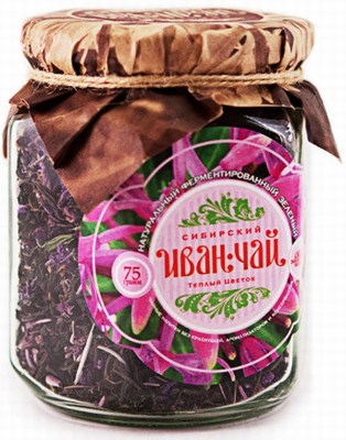 Сибирский Иван-чай в стеклянной банке