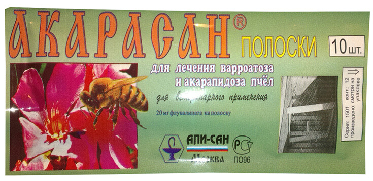 Акарасан для лечения пчел