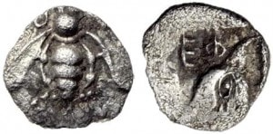 Пчелы на древних монетах