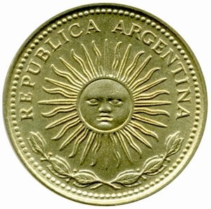 5 песо Аргентина