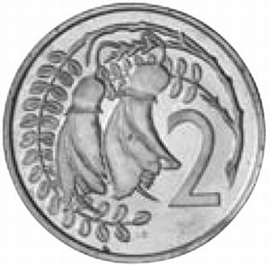 2 пенни Новая Зеландия