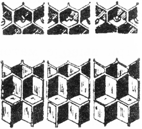 Схема разрезки сота